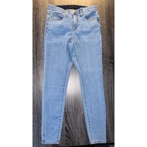 Bold Elements Light Wash Skinny Jeans Comfort Waist 8 Y2K Minimalist Core Street